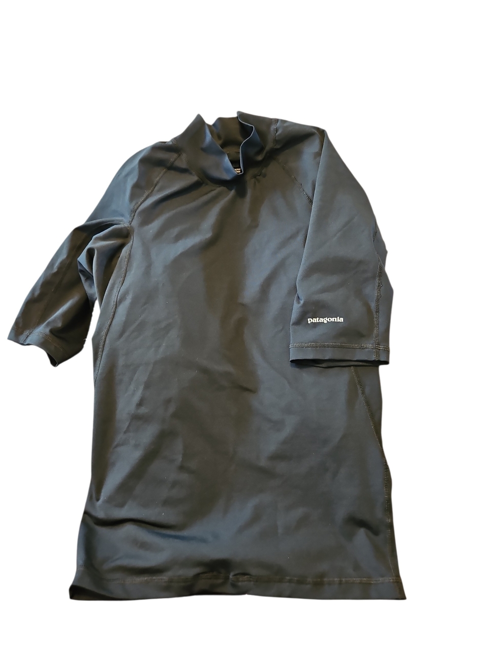 Patagonia Black Shirt Sleeve Performance Top Rash Guard Size Small